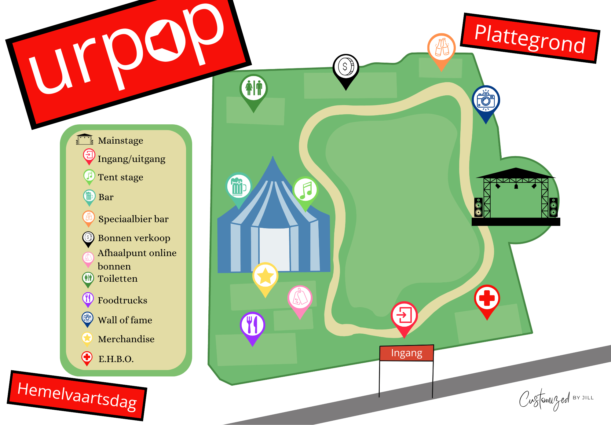 Plattegrond Urpop